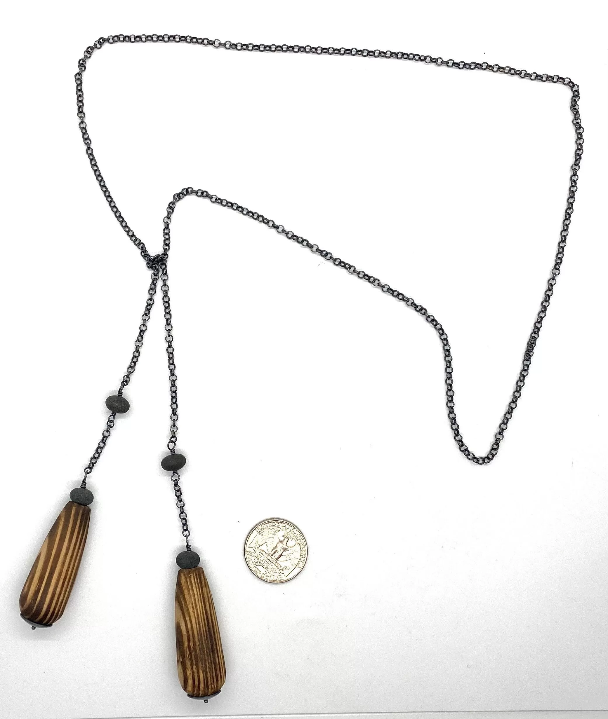 Wood and Rock Lariat