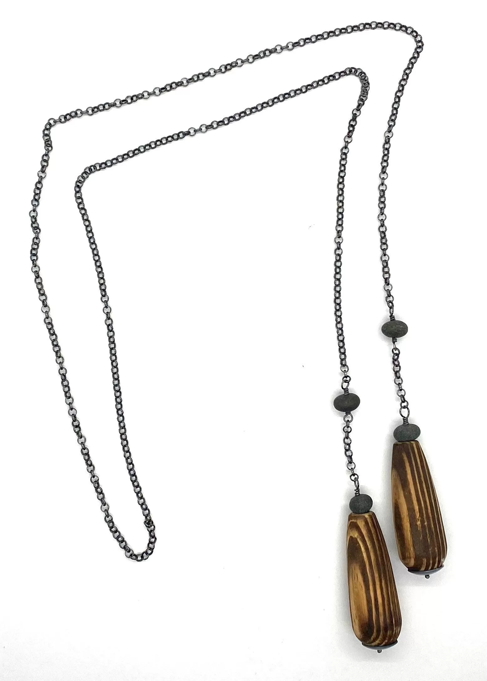 Wood and Rock Lariat