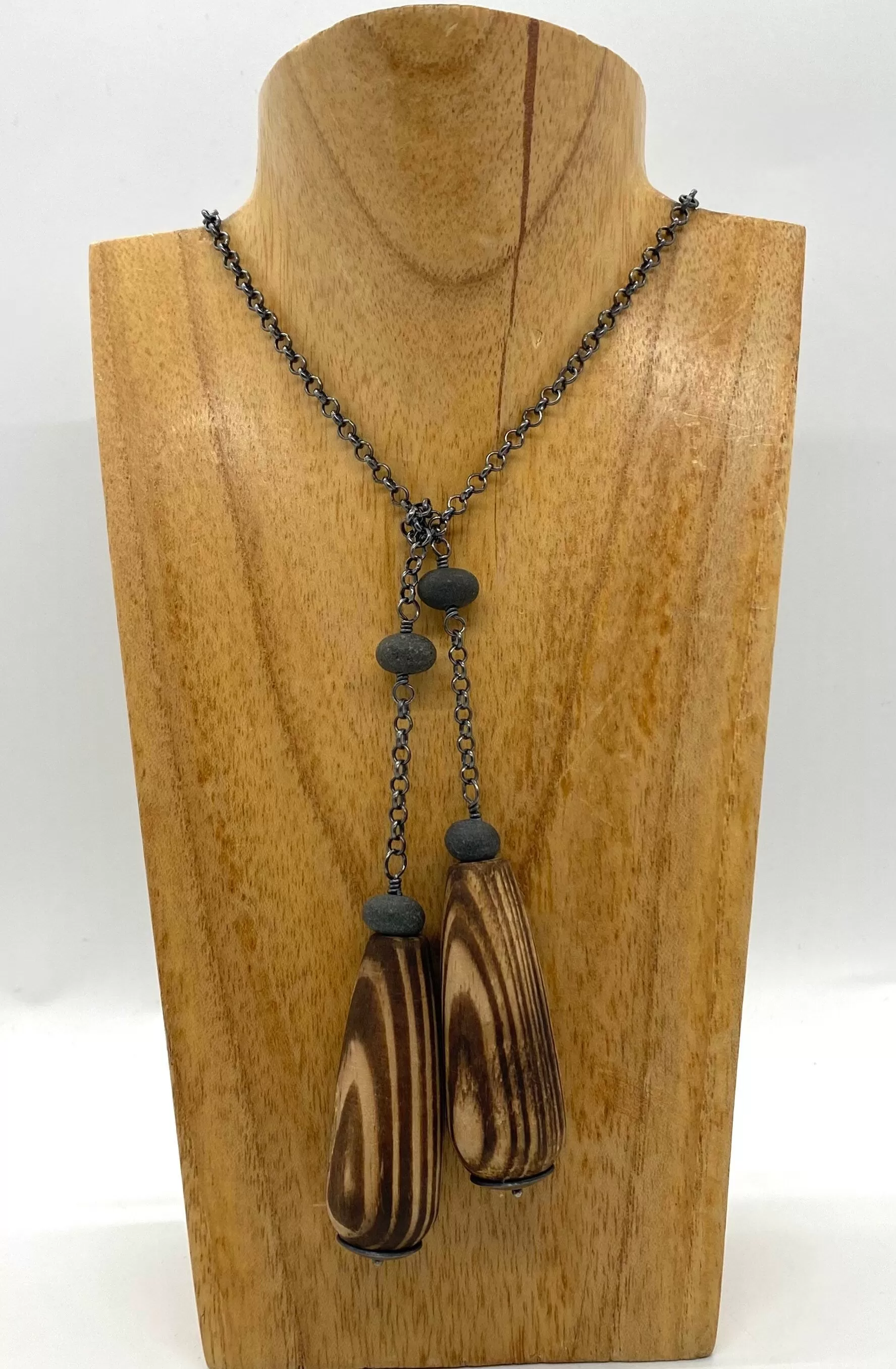 Wood and Rock Lariat