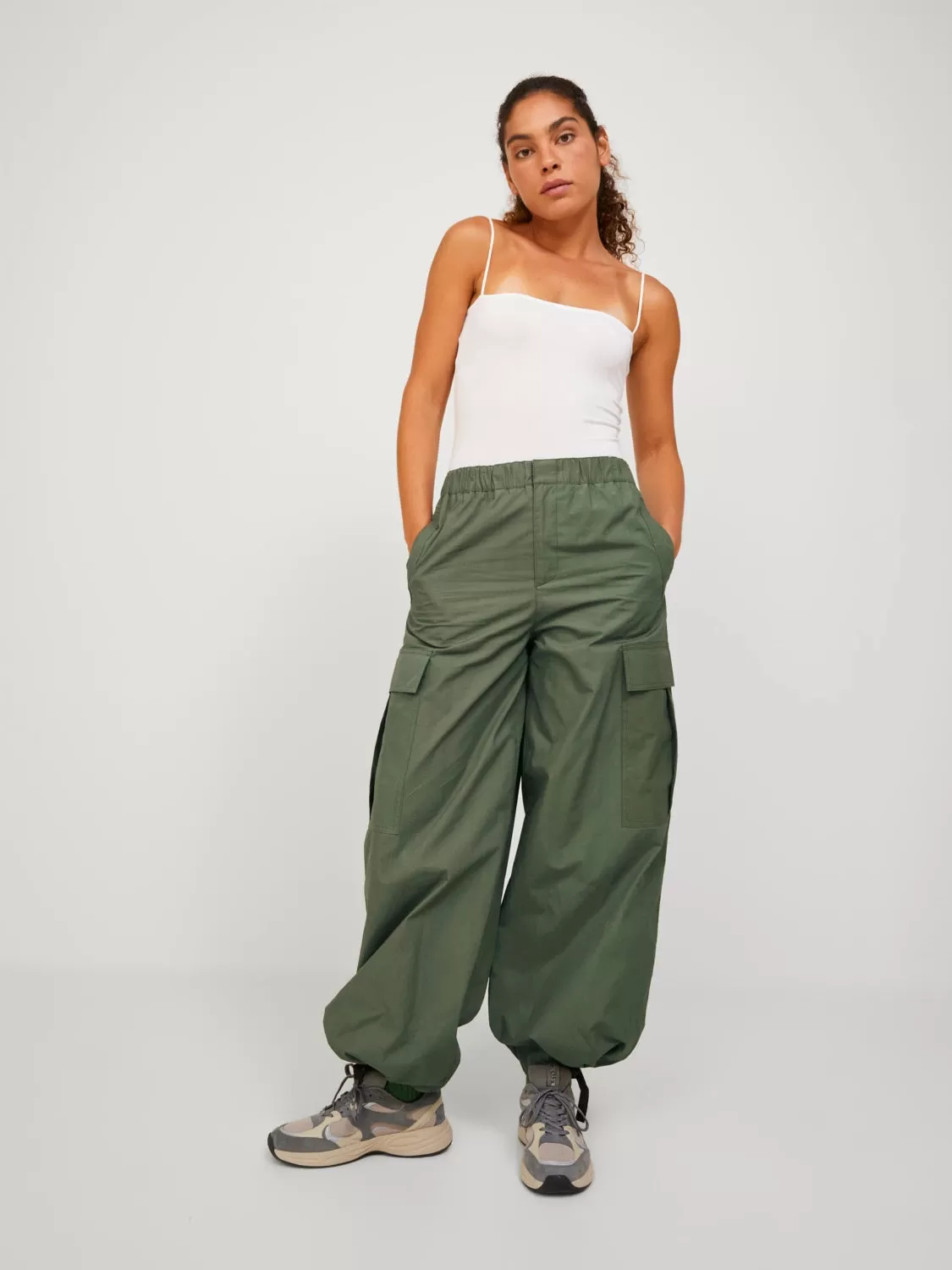 Yoko Cotton Cargo Pants