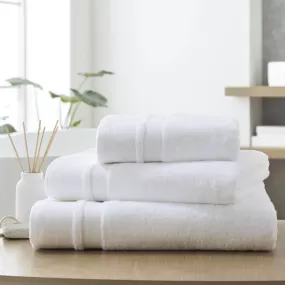 Zero Twist Cotton Modal Towel - White